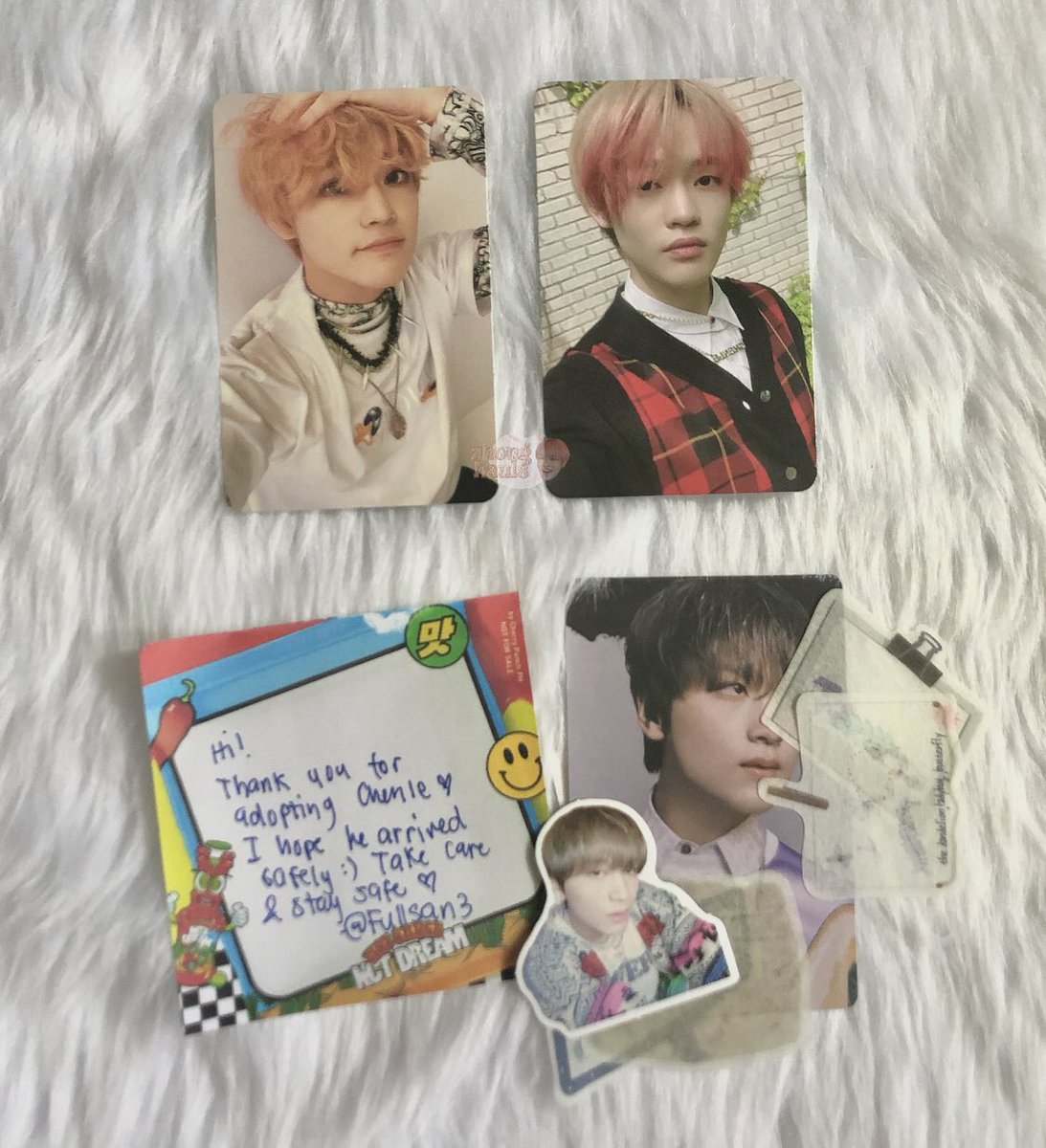 zhonghauls's tweet photo. #zhongmails — chenle hf kihnos 🍞🍒
lele kihno pcs arrived safely! thank u @FullSan3 for the smooth transaction and freebies!
🧸 ⁞ #FS3Feedbacks ᵕ̈ https://t.co/V63uOAC4vP