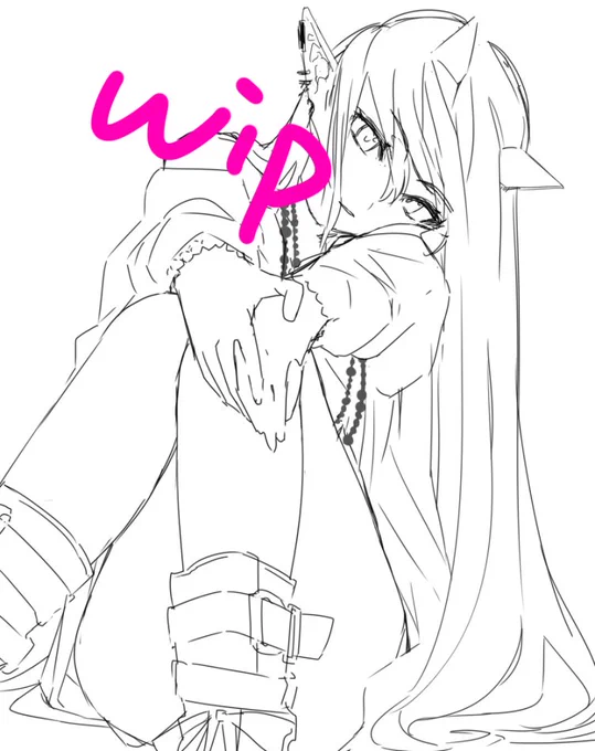 wip! 我が家の角娘を!!! 