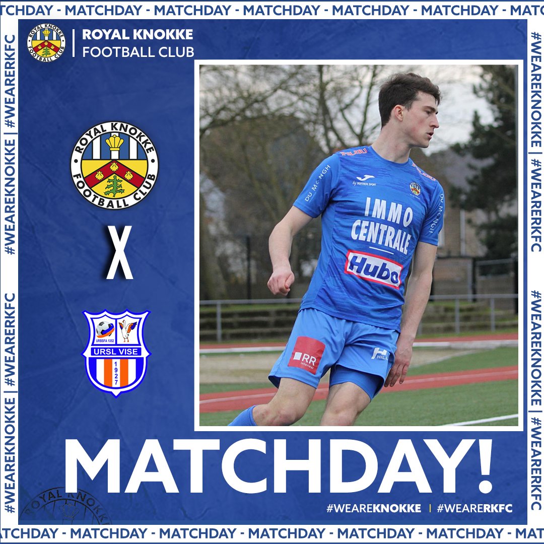 RKnokkeFC's tweet photo. MATCHDAY! ⚽
This is our day! 💪

#weareknokke #weareRKFC 🔵⚪ https://t.co/7KwevvdaOZ