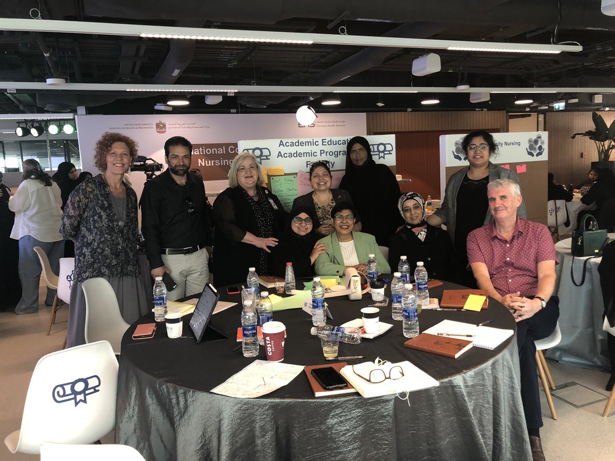 JollyPeter4's tweet photo. Great to be part of the Research conference organized by UAE National Committee for Nursing and Midwifery Affair. MBRU CoNM involved in sub groups looking into academic education. Enjoying the EXPO 2020 Vibes and view of the AL Wasl dome. https://t.co/z8RjpTJHNt