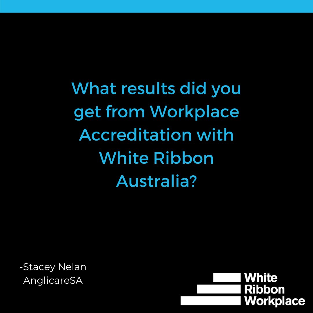WhiteRibbonAust's tweet photo. Want to know more about our Workplace Accreditation Program? Hear what Sally Nelan from @AnglicareSA had to say! https://t.co/Qele43ew05