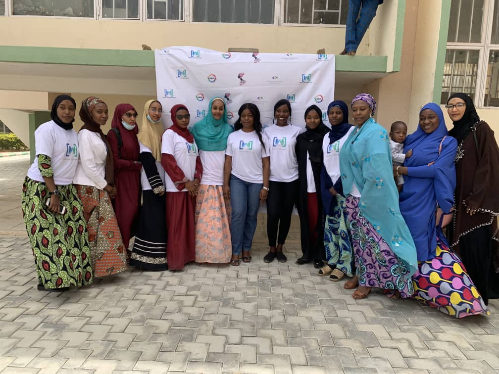 SCAAbuzaria's tweet photo. In Collaboration with She code Africa, Stem coders, Zaria Gdg Zaria, WTM Zaria we celebrated women's day by celebrating women in tech and teaching them tech skills. Happy International Womens day.
  #breaking the bias
 #IWD 2022 https://t.co/KqEvdzOrtP