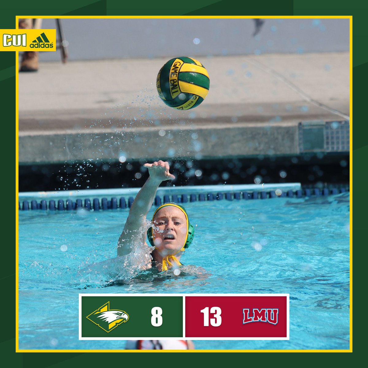 Ravelo scores four while four different Eagles contribute to the score. CUI will be back in the pool Thursday, Mar. 31 against Brown 🦅