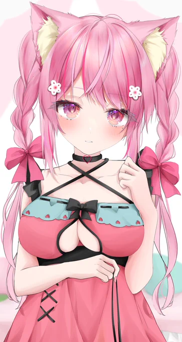 #ももにゃあと
可愛いネコちゃんを描かせていただきました🍑 