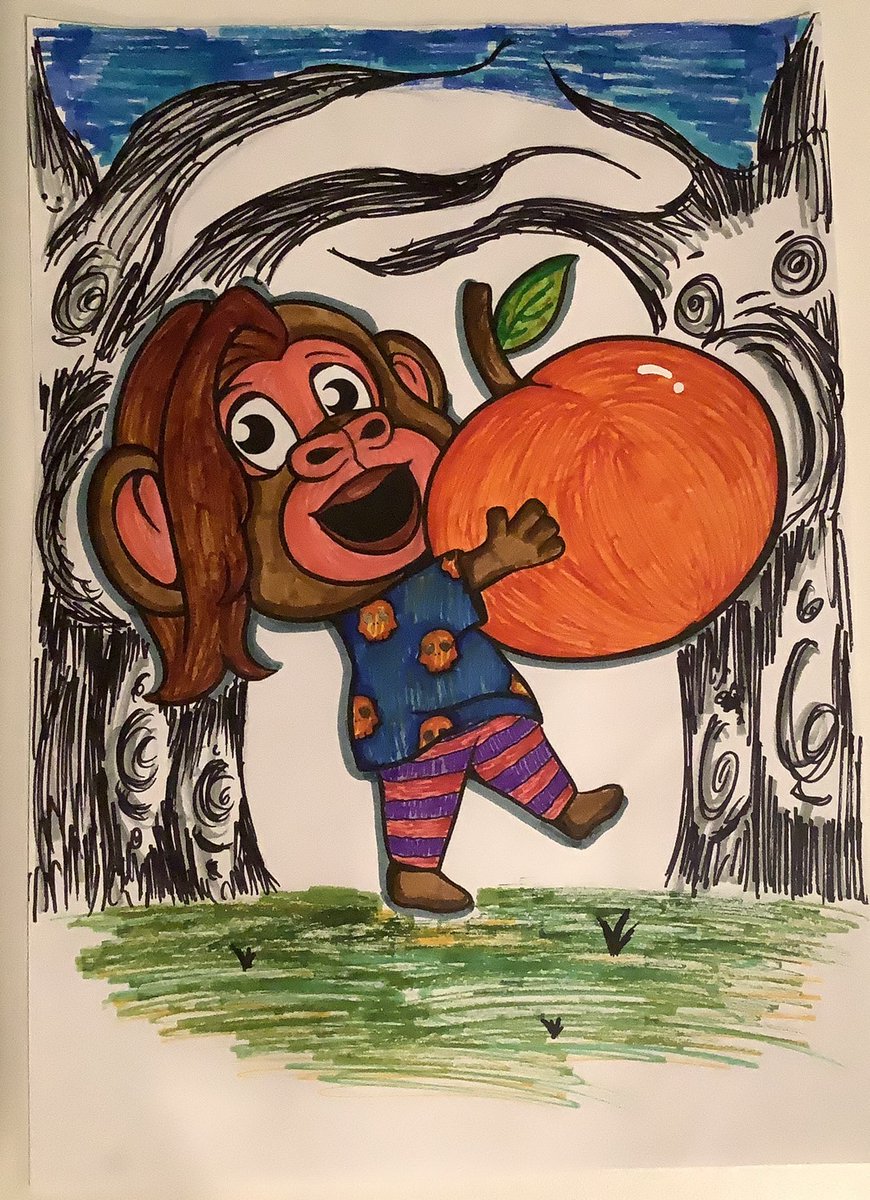 bankdota2's tweet photo. Another hand draw color.
@ApeKidsClub #ColorMyAKC https://t.co/druIfA3rg7