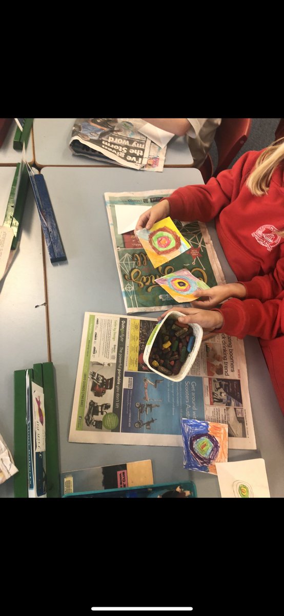 ZarahMason's tweet photo. On my 3rd placement, the students were introduced to Wassily Kandinsky’s Squares with Concentric Circles. The art activity developed the students’ fine motor skills. It also taught them that there are no mistakes in art but opportunities to create something amazing! #ACUedu_p https://t.co/rSTTTmbZT9