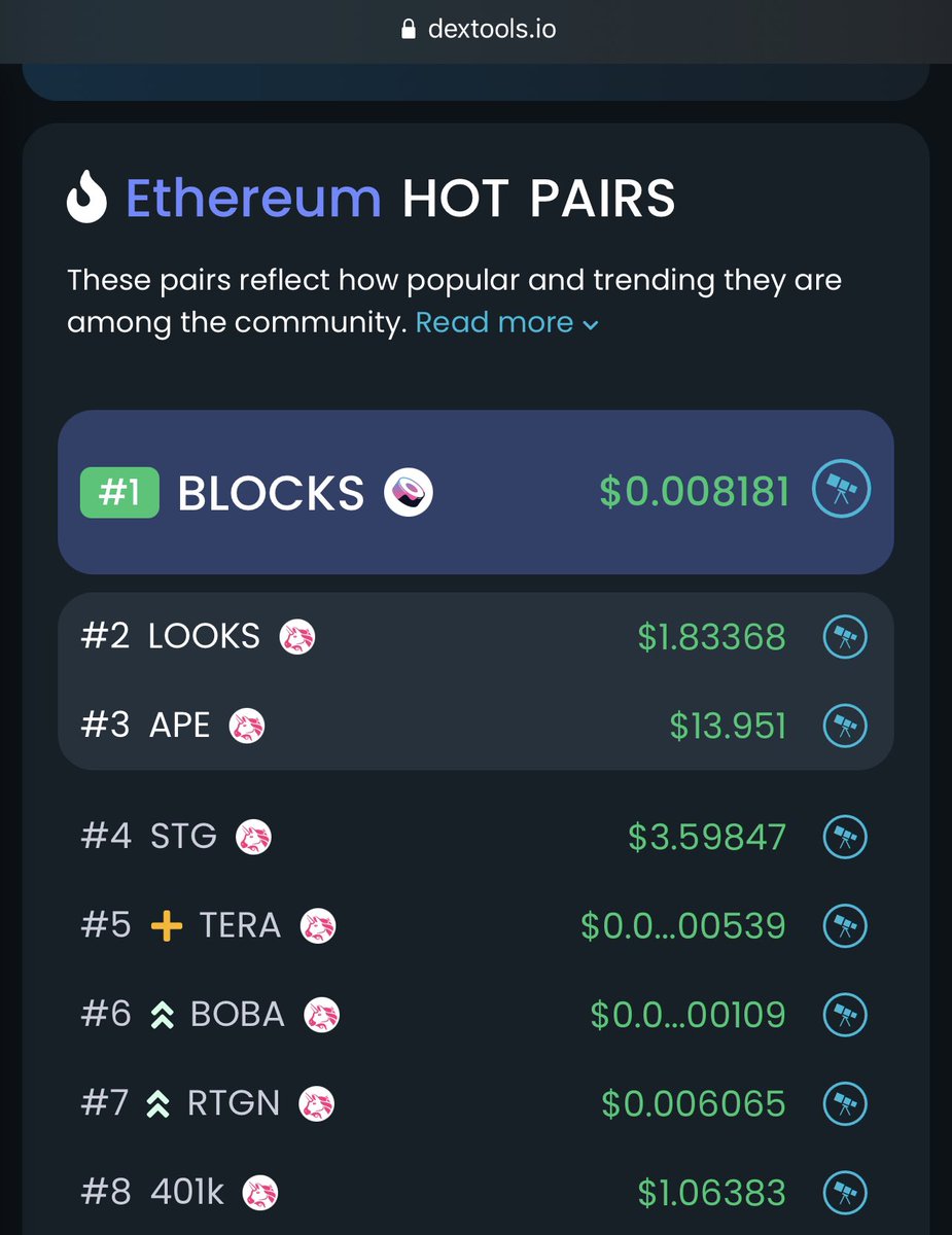 Wonder_Women777's tweet photo. @Ghost005_BC #1 Trending ๐ฅ๐ฅ๐ฅ๐ฅ #launchday2.0
#blocks #dao https://t.co/0reIuaD37q