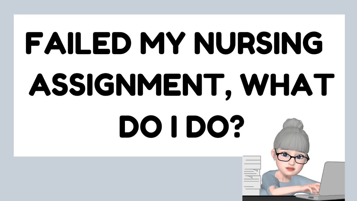 Carol Forde-Johnston💙 (@fordejohnston) on Twitter photo A few tips this week for Student Nurses or Trainee Nursing Associates who have failed an assignment - see YouTube video link:
youtu.be/SOEEnu6xEAQ
I hope they help and good luck with your resits!
😊👍 <a href="/lanternpublish/">Lantern Publishing</a> A few tips this week for Student Nurses or Trainee Nursing Associates who have failed an assignment - see YouTube video link:
youtu.be/SOEEnu6xEAQ
I hope they help and good luck with your resits!
😊👍 <a href="/lanternpublish/">Lantern Publishing</a>