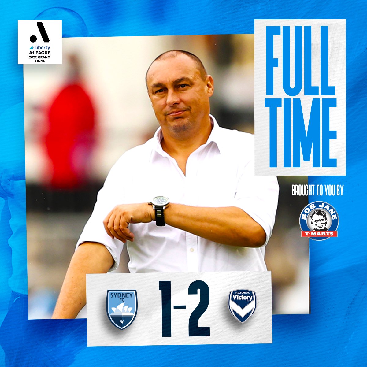 SydneyFC's tweet photo. It finished Victoryโs way once more. But every single one of us at the club could not be prouder of our girlsโ efforts this season. We love you, ladies, through thick and thin ๐๐
#SYDvMVC #HereComeTheFinals #SydneyIsSkyBlue https://t.co/yovBUz6axU