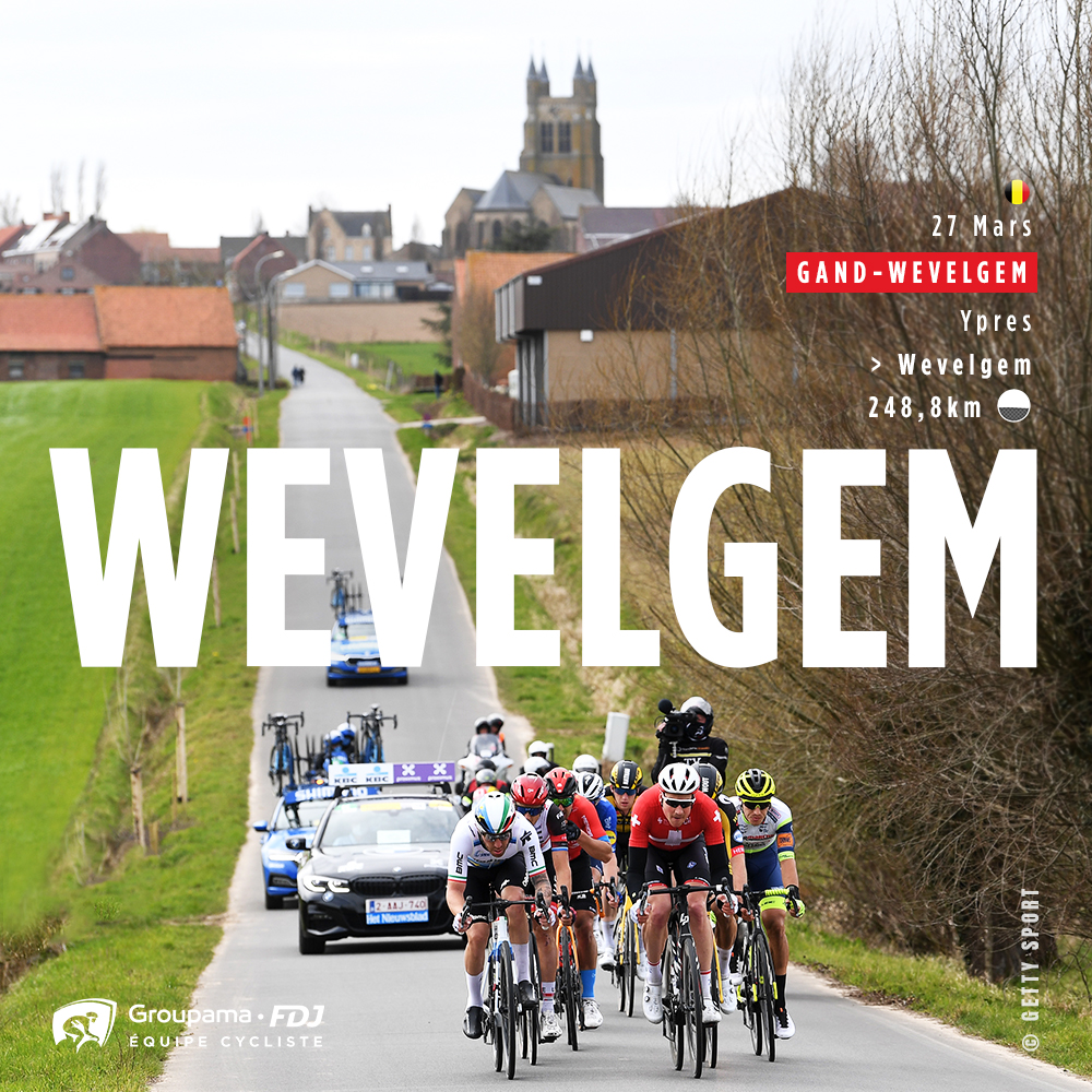 GroupamaFDJ's tweet photo. Du pavé belge au programme du jour 🇧🇪 https://t.co/JaBVwIydJ5