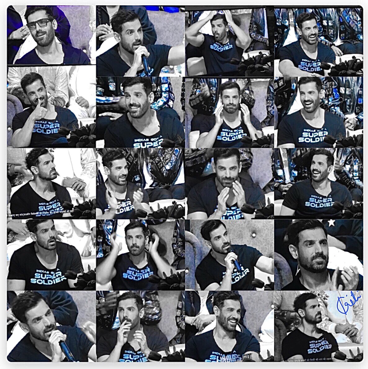 KritiKumar24's tweet photo. The many moods of @TheJohnAbraham
💙
🖤
💙
@LakshyaRajAnand @PenMovies @SonyTV
#attack #Attackmovie #1april #promotions #editbyK https://t.co/1Dygjg5RlC