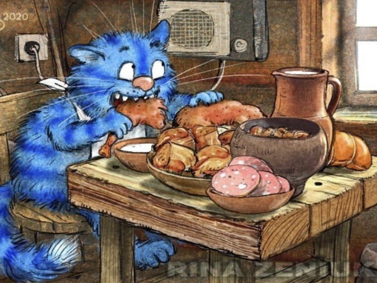 Сначала нужно купить, чтобы было.
Потом съесть, чтобы не испортилось.

Илл. Рина Зенюк