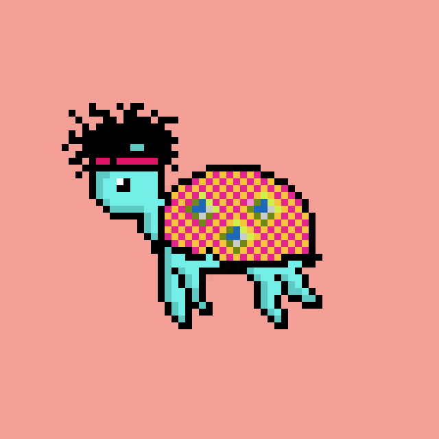 Jackdalui9's tweet photo. @ArtZentsik Cool turtle available on #opensea at 0.002 eth https://t.co/XNAcOXFBJO