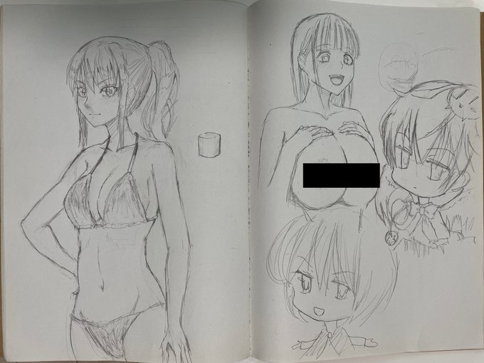 アナログで思いのまま適当に描く機会があって、思いの他楽しかったです。 