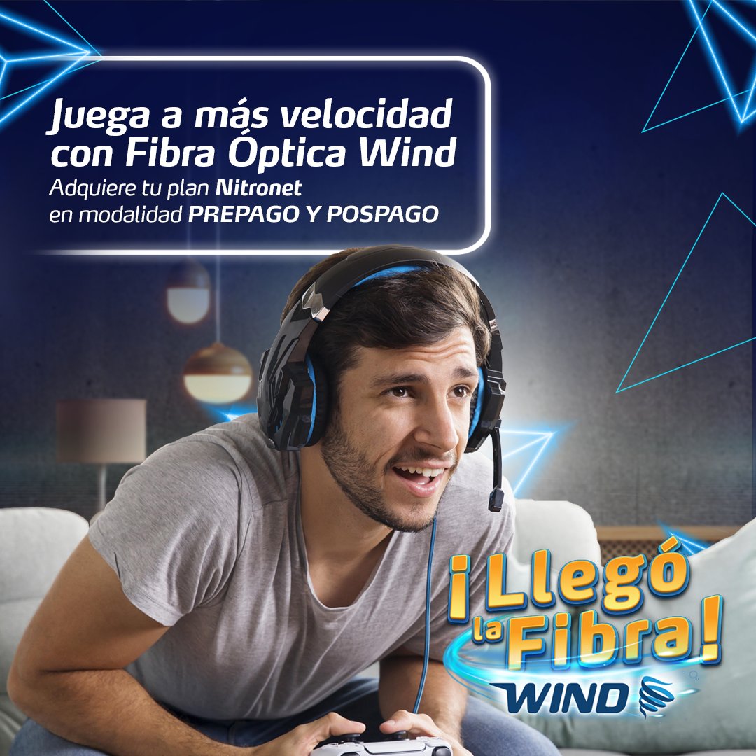windtelecom's tweet photo. Disfruta de más velocidad con nitronet  con planes de hasta 100mbs e instalación gratis en su modalidad pospago. ​

​Adquiérelo llamando al 809.200.300, visitando nuestra página web, https://t.co/5HEbSYYKL1 o en cualquiera de nuestras sucursales. ​

#nitronet  #fibraoptica https://t.co/1EJjYpu9rc