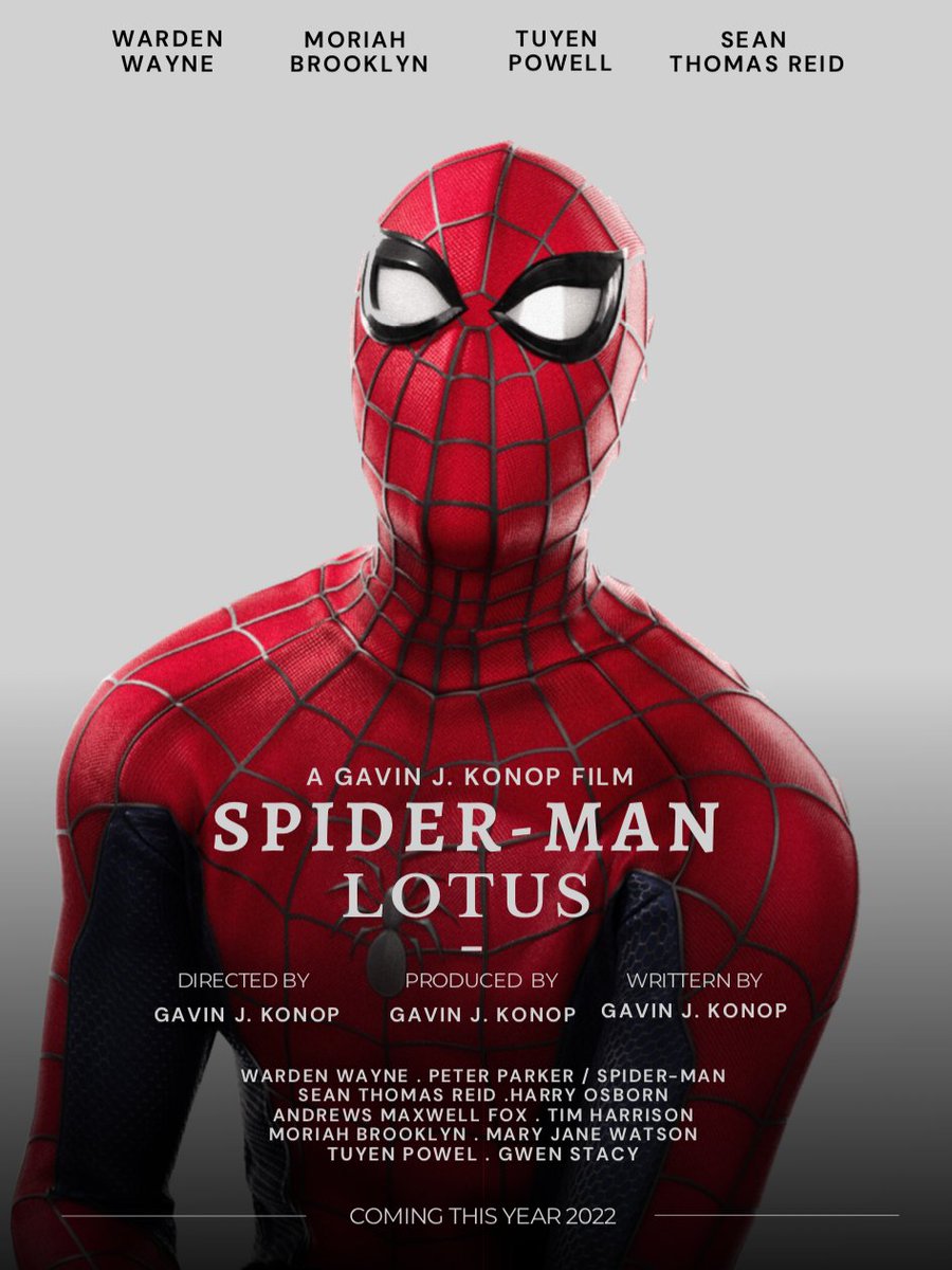 RT @baileym63084223: what do u think of my Spider-Man Lotus fan made poster. https://t.co/9vMUOvIemU