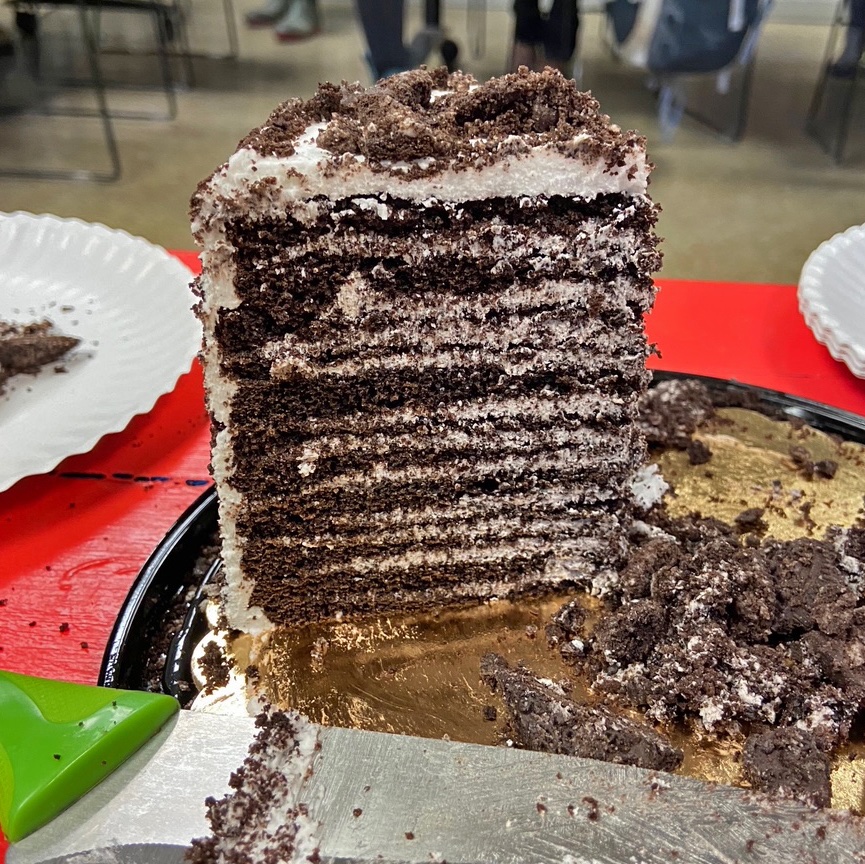 OregonRidge's tweet photo. We celebrated Maryland Day with the state dessert – Smith Island Cake.
Thank you @ShopRiteStores Jacksonville!
#MarylandDay #SmithIslandCake #BaltimoreCounty #NatureCenter #PreschoolProgram #Yummy https://t.co/cdbFUB8bFY