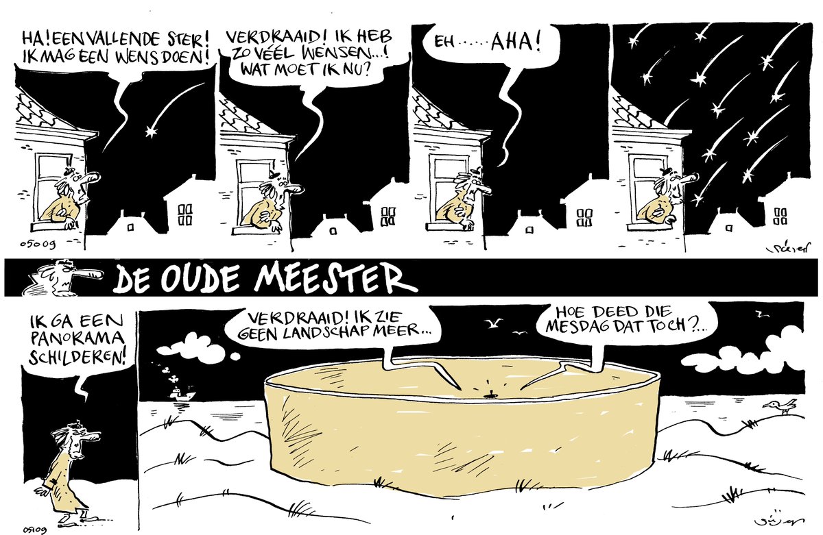 "Een kunstenaar moet lijden" was ooit een uitspraak van Godfried Bomans.
Het is de oude meester op het lijf geschreven. "Wacht maar tot ik dood ben", lijkt zijn levensmotto.
Steeds weer lukt het hem de donkere kant van het leven naar boven te halen.
stripwinkel.nl/product/de-oud…