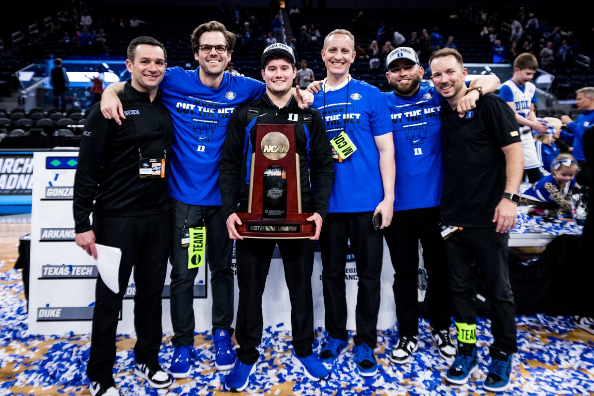 Couldn’t ask for a better group to document this journey… two more in New Orleans! 

#GoDuke #FinalFour #MarchMadness #CoachK 🔵😈

<a href="/NolanBurg/">Nolan Elingburg</a> <a href="/Stephen0choa/">Stephen Ochoa</a> <a href="/realDHB/">David Bradley</a> <a href="/ReaganLunn/">Reagan Lunn</a> <a href="/Kyle_Williams96/">Kyle Williams</a>