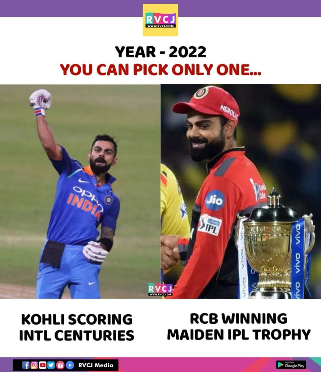 RVCJ_FB's tweet photo. Kohli fans, What will you choose? https://t.co/2p6AywnzbJ