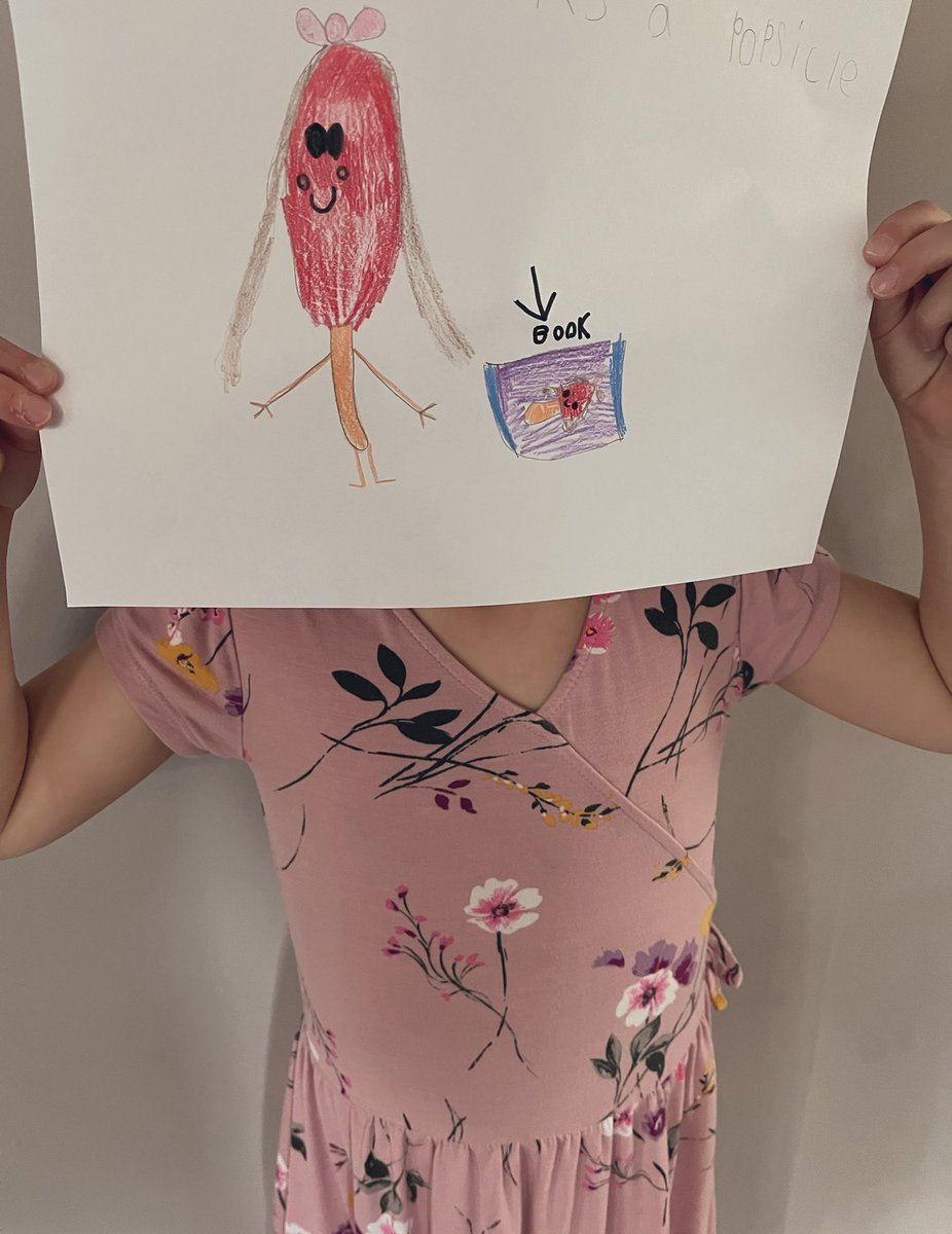 Legit_Kid_Lit's tweet photo. Here is a self portrait that a fan sent in of them as a popsicle! Check out our latest #DrawOff episode for reference and THANKS for drawing with us!!! ๐๐ธ๐ #kidlit https://t.co/qLQp7OdAro