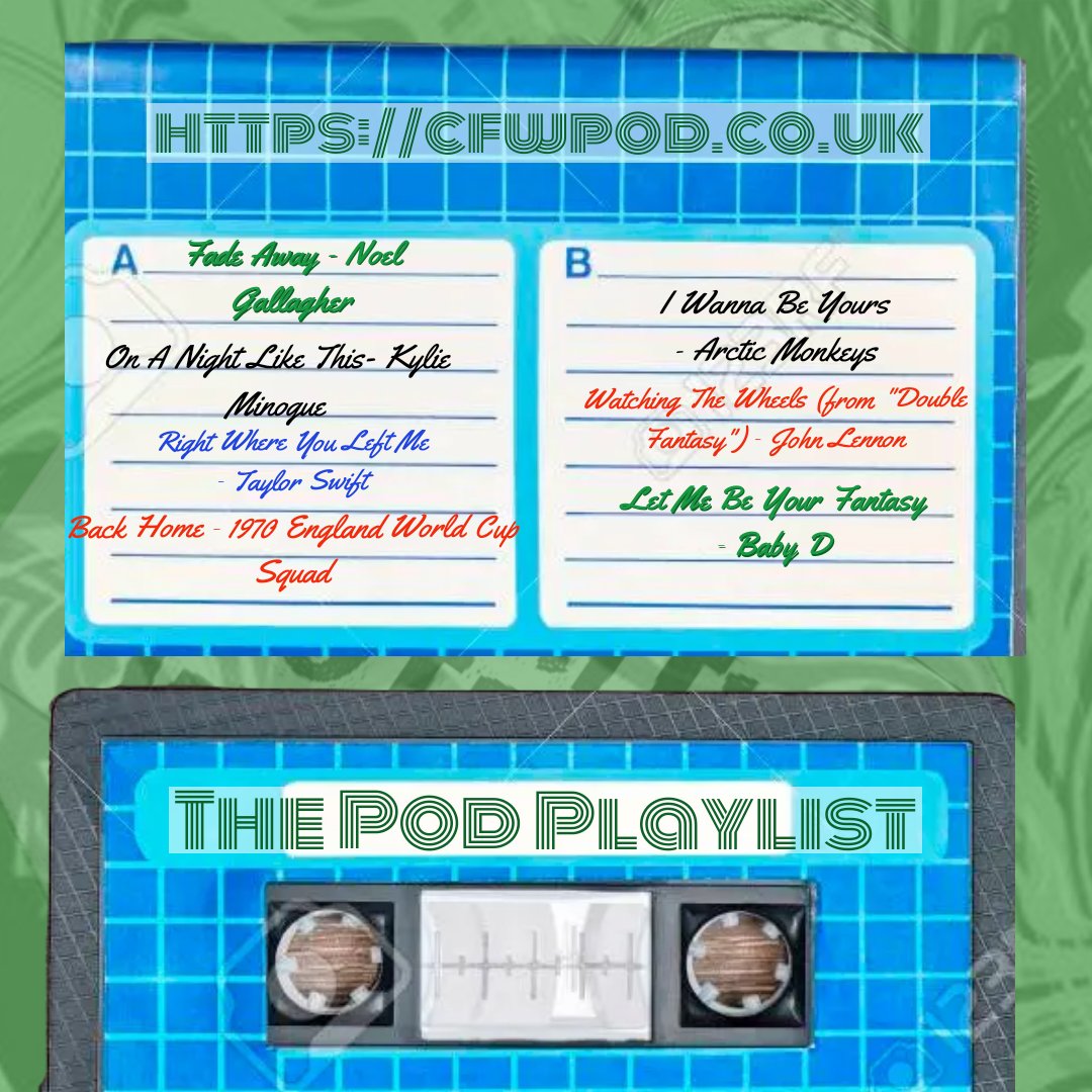 CFWpod's tweet photo. Thank you all for your suggestions so far for our #podplaylist
Still time to get involved!
We create a "mix tape" (aka Spotify playlist) for each episode. This weeks theme is "Fantasy".
Either in song title, band/lyrics!
As tenuous as possible.
Comment your nominations π https://t.co/aXAH72Dz5m