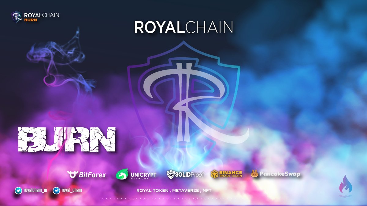 royalchain_io's tweet photo. Burn event time!
Our second Burn event is taking place tomorrow. Until we complete our first year, our events will continue regularly and in line with the wishes of our investors.
Details are on our telegram channel
https://t.co/J9lRDW2YRQ

#RoyalChain $ROYAL https://t.co/S5f2RbIUzw