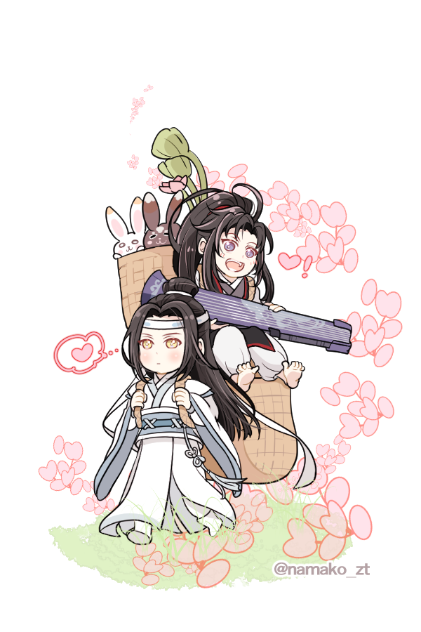 「ふたりは一緒

#魔道祖師 #MDZS 」|なまこ📚のイラスト