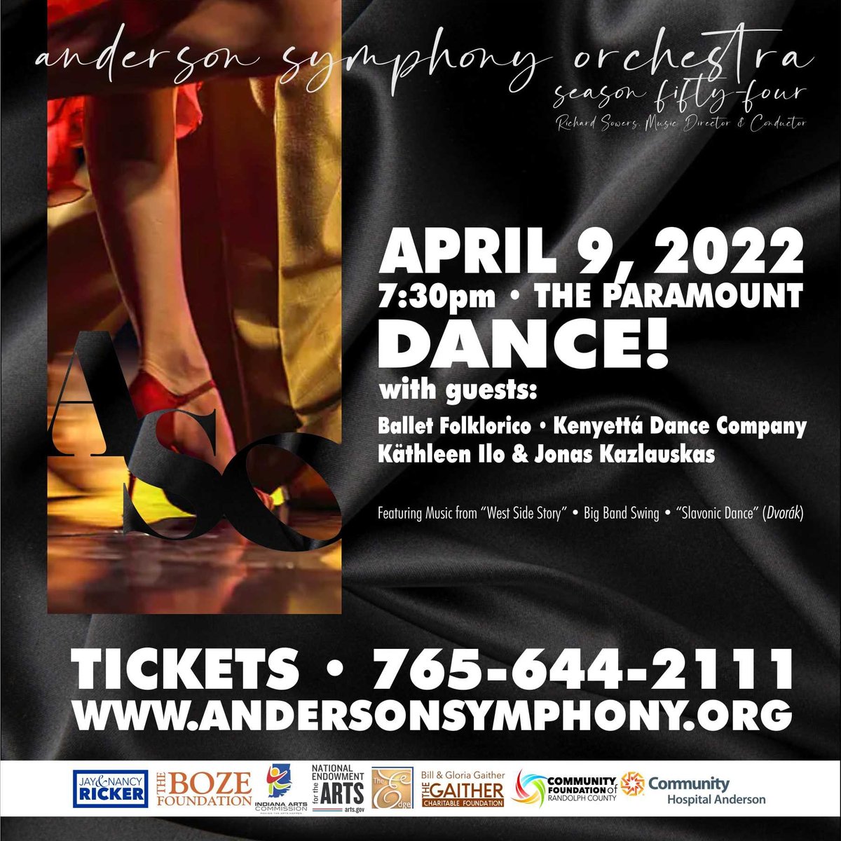 Join us for the last concert in season 54! AndersonSymphony.org