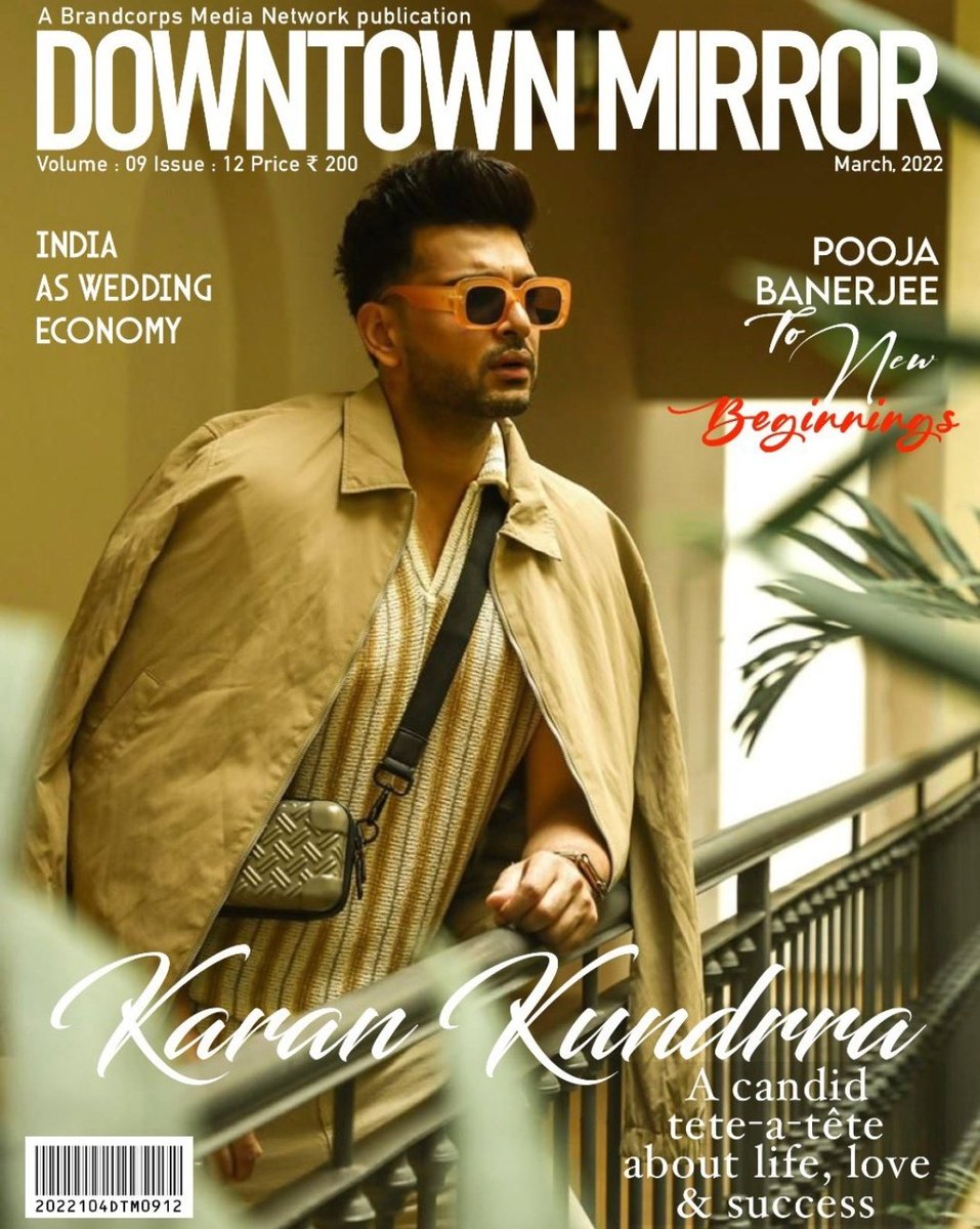 .@kkundrra makes it to the coverpage of DownTown Mirror #MarchMonth 

#KaranKundrra #KKundrraSquad #KaranKundrraSquad #DowntownMirror