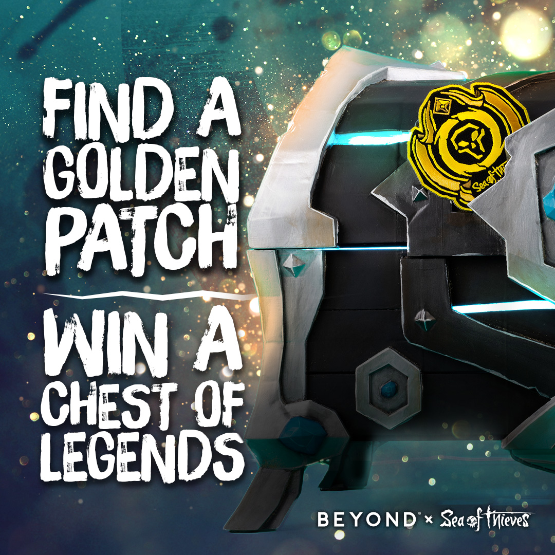 Beyond NRG on X: Find a Beyond x Sea of Thieves Golden Patch and 𝐖𝐈𝐍 🤩  Missed the drop? BATCH 2 - Arriving Friday 1st April! Only three golden  patches will be