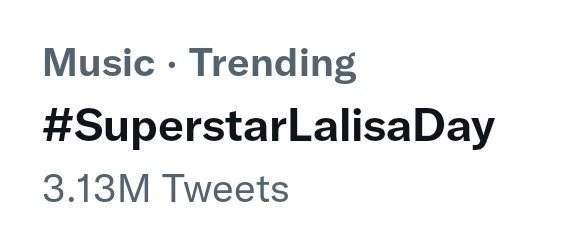 LiliesHome_'s tweet image. 3.13M กับ 1 ชั่วโมงสุดท้าย 
ขอ 327 +327 เมนชั่น + รีทวิตค่ะ

#SuperstarLalisaDay
#LovingLisaDay