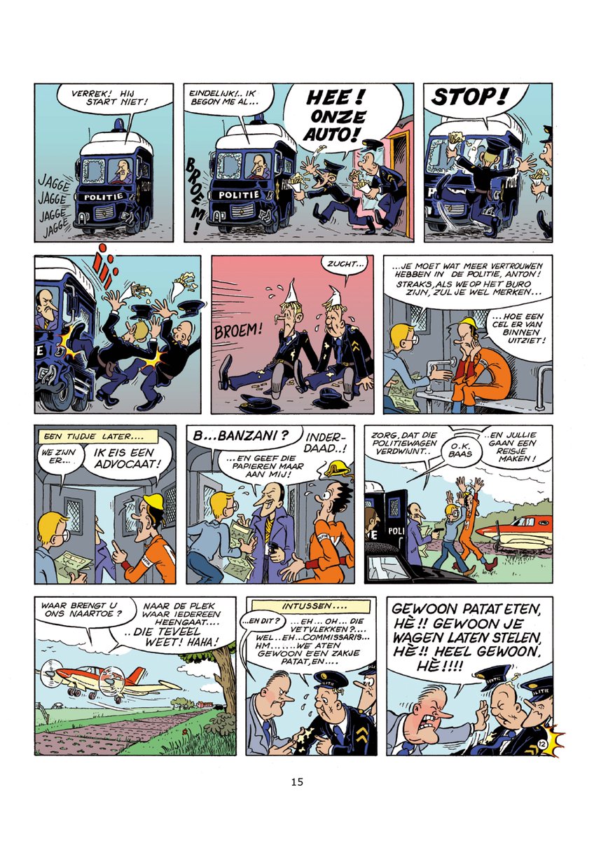 De schurken Benito Banzani en zijn compagnon Bill Badbone zijn eigenaars van een kleine oliebron. Ze hebben een ingenieus plan bedacht om de wereld-olievoorraad in handen te krijgen.
stripwinkel.nl/product/het-ol…