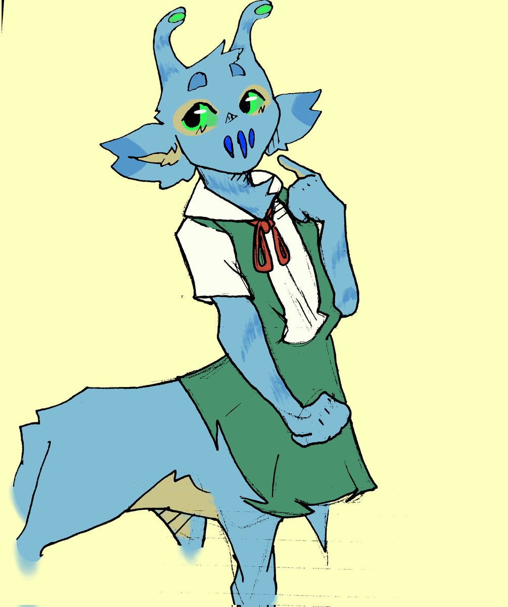 GucciHyena's tweet photo. Omg ax noo dont go in the silly robot !!! 
#animorphs #aximili #andalite #evangeleon #ArtistOnTwitter #furryartist #furryart #digitalart #digitalartist https://t.co/F5jPk1ci6e