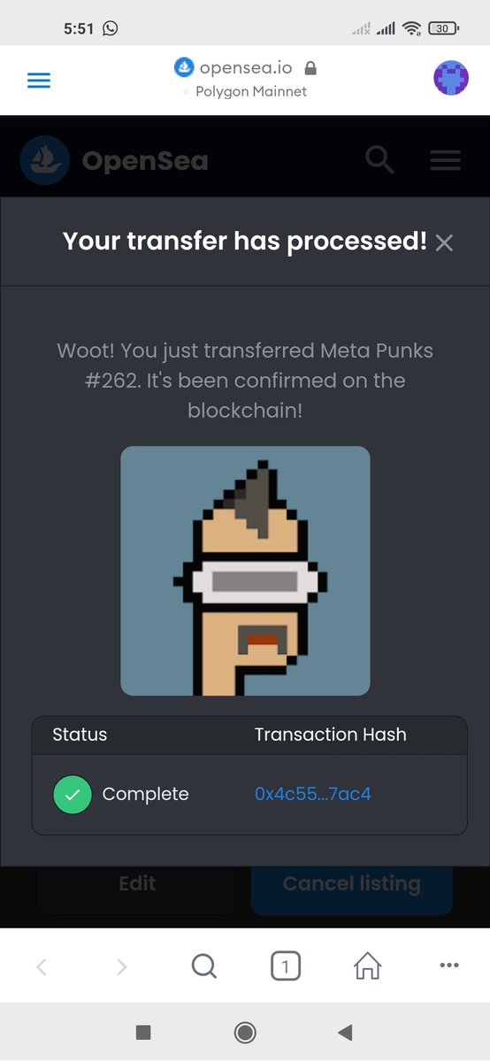 MetaPunkGen1's tweet photo. Hi @arsalannnnnnn this one is for you, sent to your wallet bro

#Airdrop #NFTs #NFT #Metaverse #NFTGiveaway #NFTCommunity https://t.co/JFmS1AgJnd