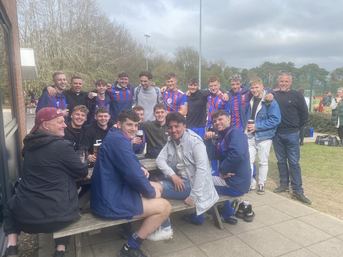 SolihullFC_team's tweet photo. Very proud of these lads. First season and first Cup Final. So proud of you lads. @Oak_Coro_League https://t.co/m4vVGfsIKv