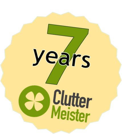 ClutterMeister's tweet photo. Time for celebration - https://t.co/ztM2RjsSbY - Let's start up the time machine and take a good look at the seven years I have been in business. https://t.co/4qcufIDXo8