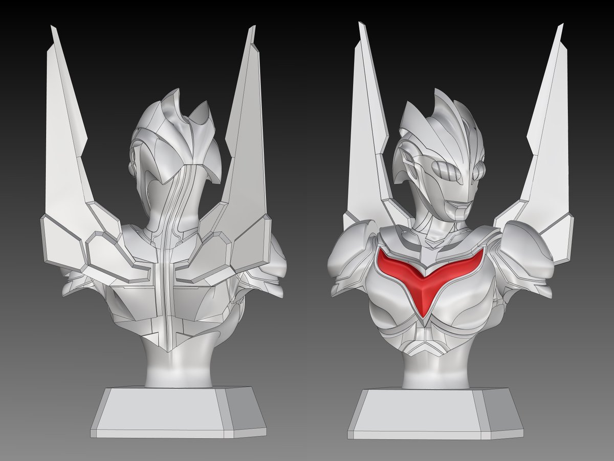 ウルトラマンノア　胸像 ウルトラマンノア胸像もできました！ #ウルトラマンノア #ウルトラマン