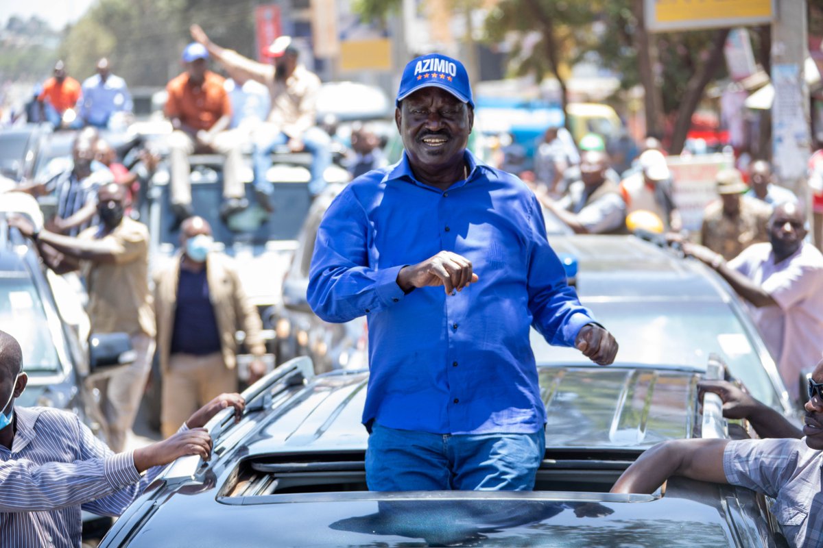 RailaOdinga's tweet photo. That ka feeling you get when your advance team tells you ground iko sawa. 

#AzimioMtaaniKakamega https://t.co/UveW31UtAN