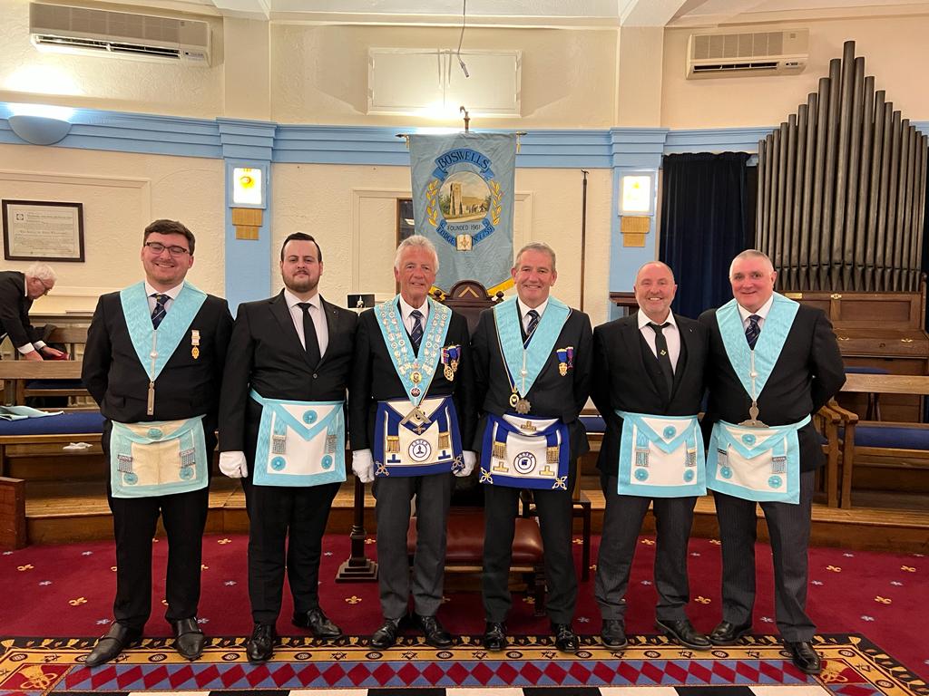 Our double Raising saw Bros Harry and Trevor become Master Masons. The ceremony was conducted bt W. Bros George and Steve as our Wm <a href="/MyLilBlueBook/">Jack Saunders📘</a> was away on other duties. <a href="/EssexFreemasons/">Essex Freemasons</a> <a href="/EssexComms/">Essex Comms</a>