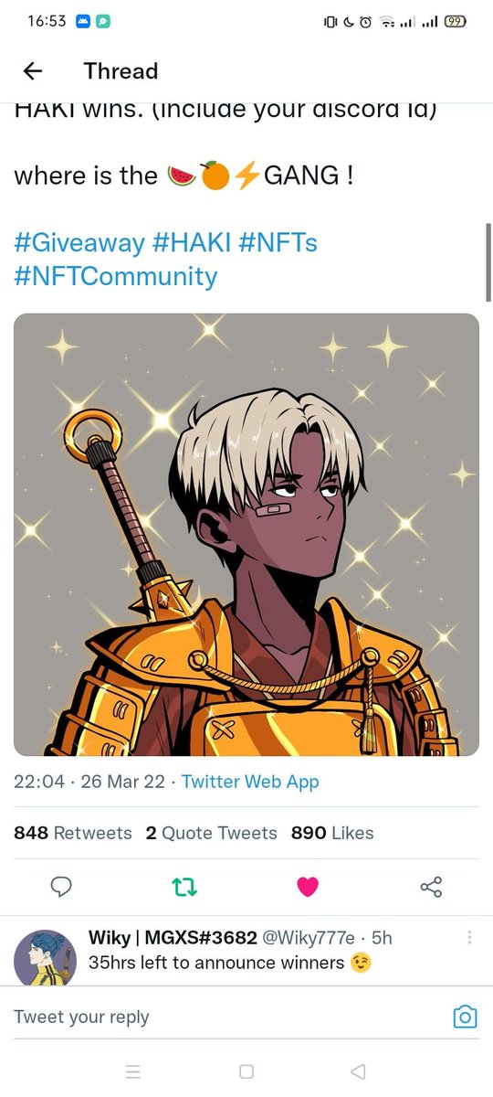 draK3nROR's tweet photo. @Wiky777e @HakiNFT @VPDraken @TMGFounder @TMGDelinquent 

They're simping HAKI, that's it https://t.co/M4T1t2KPDh