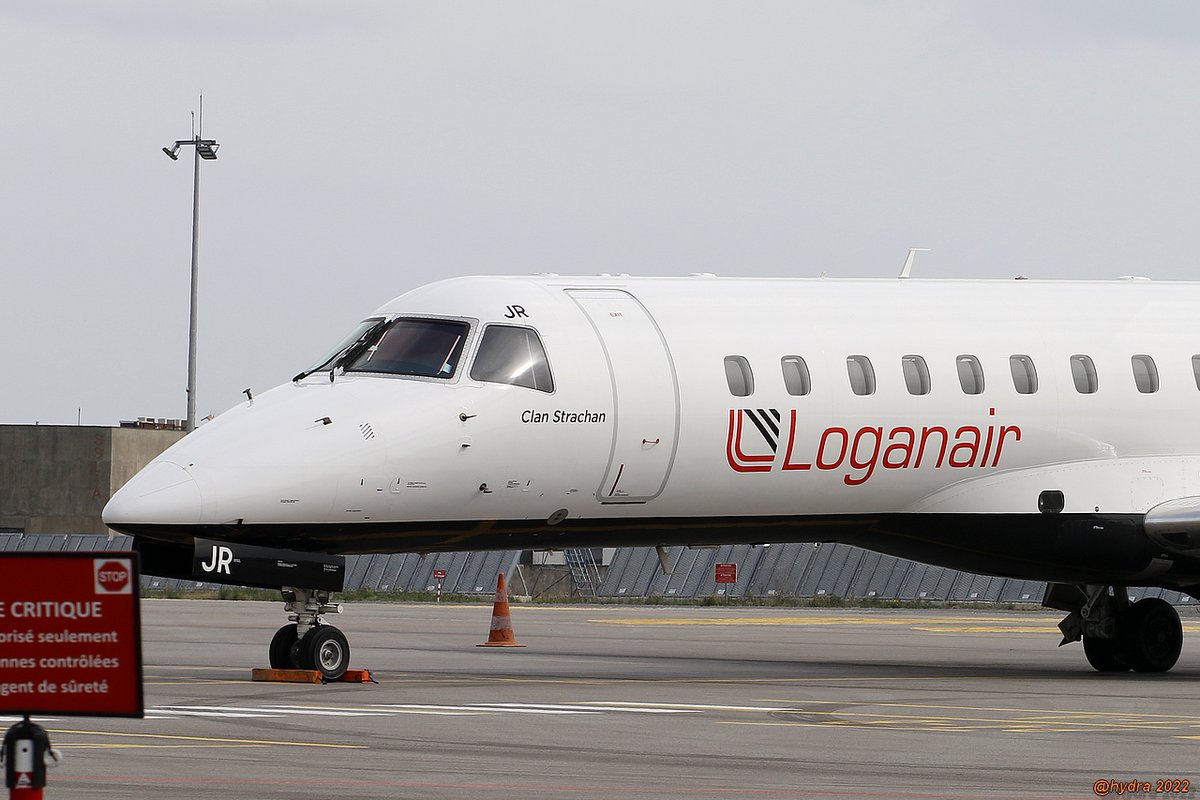 hydra_66's tweet photo. G-SAJR #CharterSportif 🏉 #LoganAir #Perpignan #Embraer135 https://t.co/Q1NKWJITKd