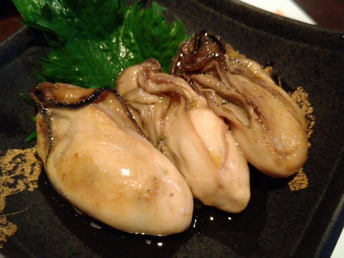 プリプリの牡蠣のオイル漬け(゜д゜)ンマーイ! 