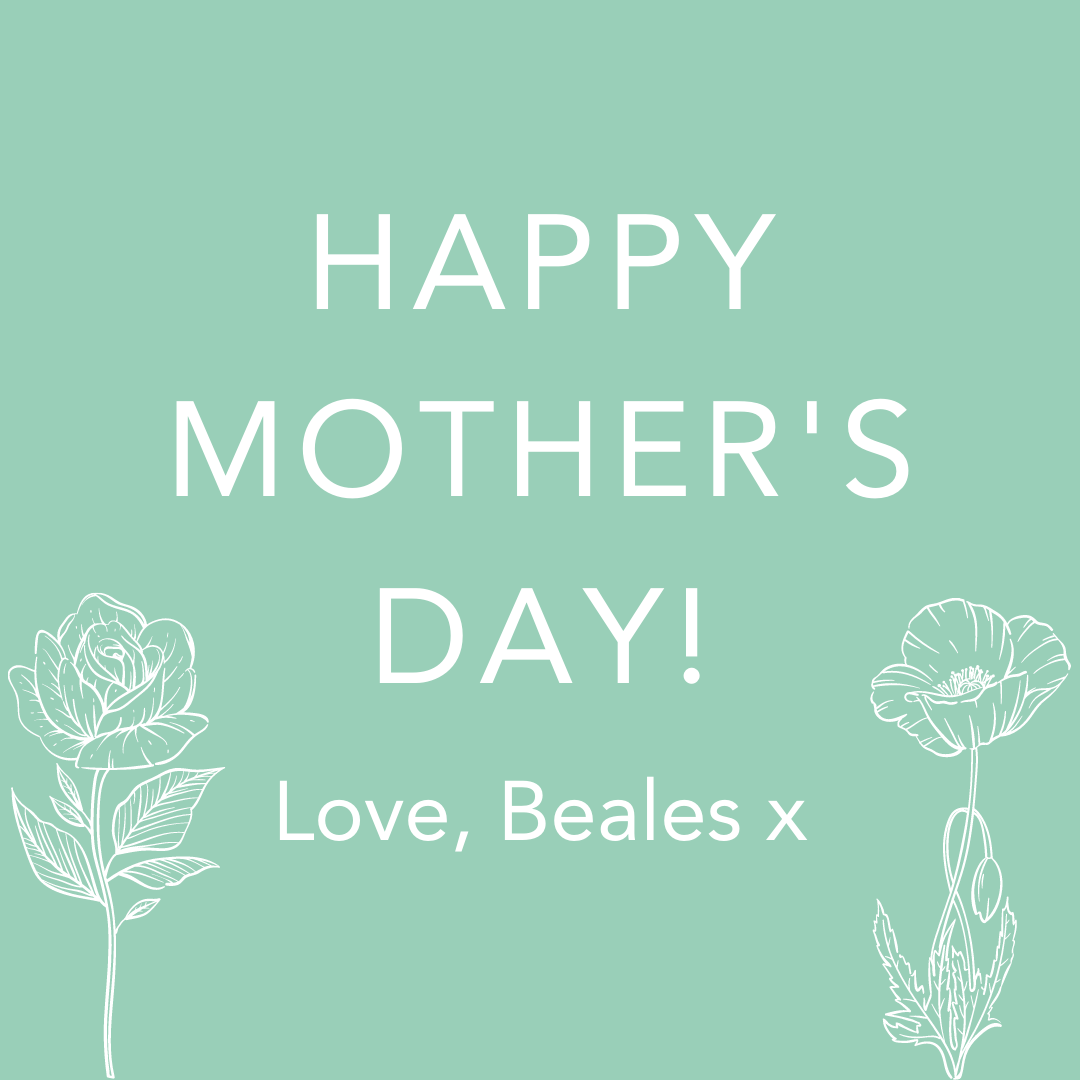 LoveBeales's tweet photo. Happy Mother's Day to all of the lovely mums out there!

Love, team Beales x https://t.co/l3WawUSDw3