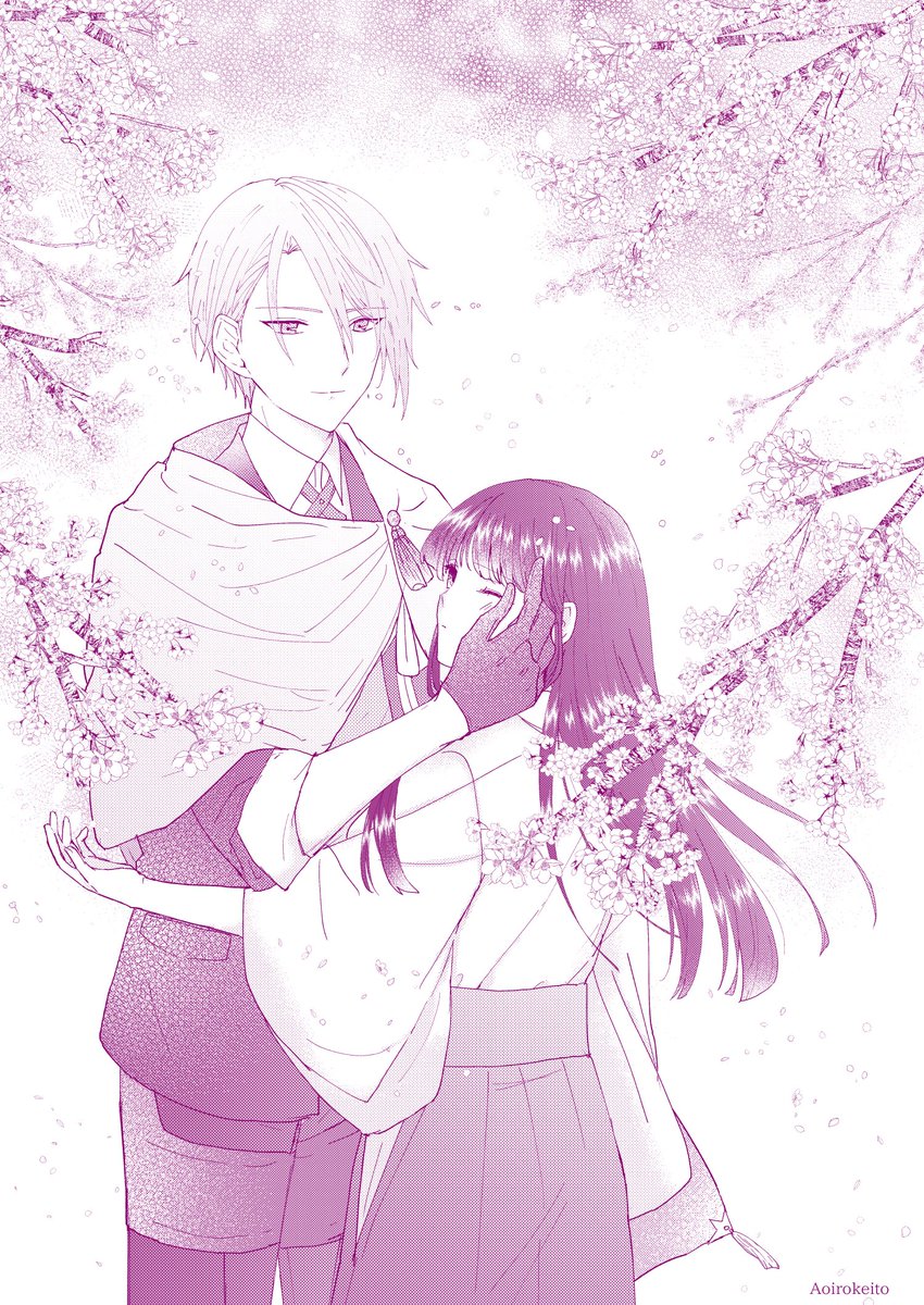 桜の日らしいので昨年イベ用に描いたペーパー再掲しときます🌸

桜のいたずら
※長義さに 