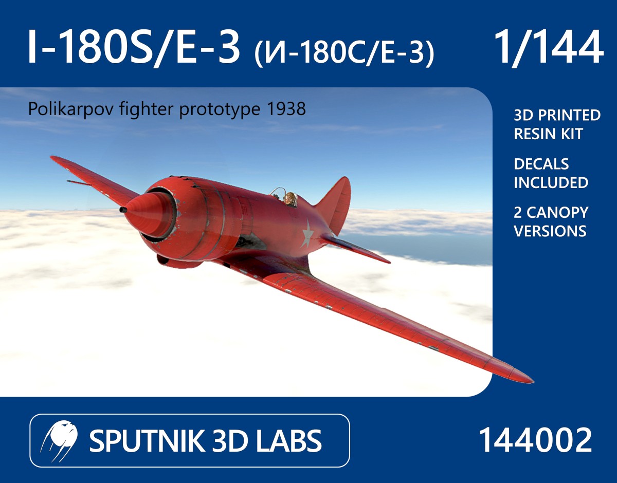 Sputnik3Dlabs's tweet photo. Introducing our 2nd release: ill-fated "Super Rata" protoype by Polikarpov I-180 E-3/S in 1/144 scale https://t.co/hkql6ssHN7