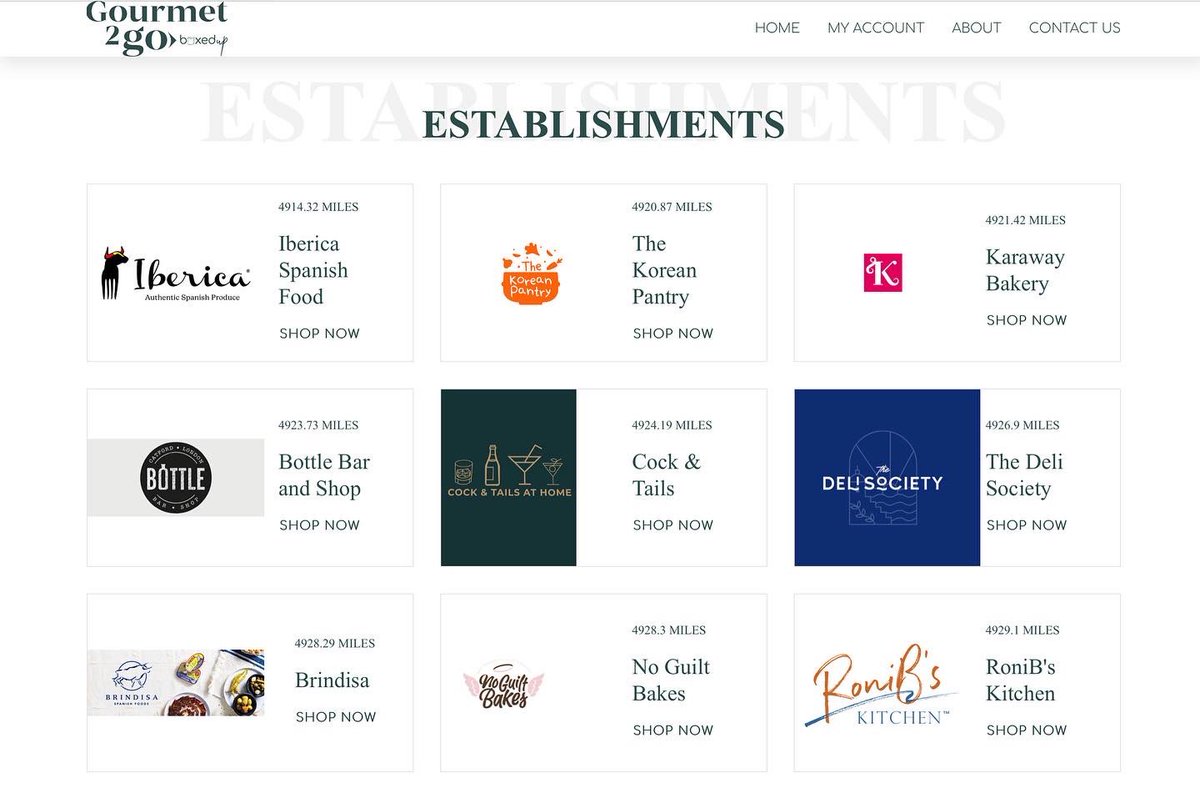 Gourmet2Go ‘Boxed up’ tweet media