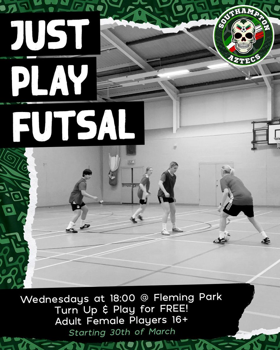 We're starting Just Play sessions again this week. We will make use of the weather, and will go outside. Fleming Park, 18:00 start. Futsal rules, futsal ball, futsal dimensions. Come join us and get a glimpse of what this excellent sport is all about.