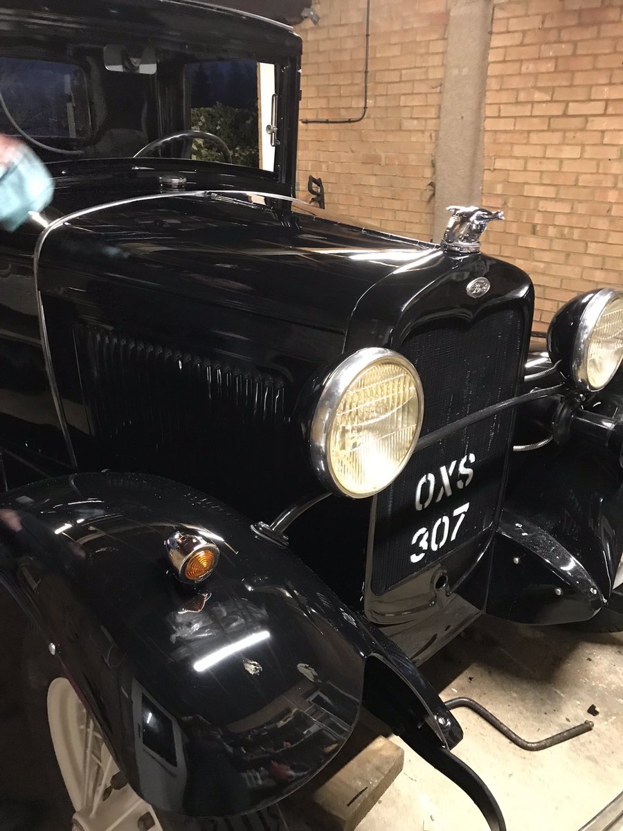 DBrestorations's tweet photo. Things are happening in the shop the not too shiny black model a is going back together #ford #classicpaint https://t.co/oBZLs6I2SH