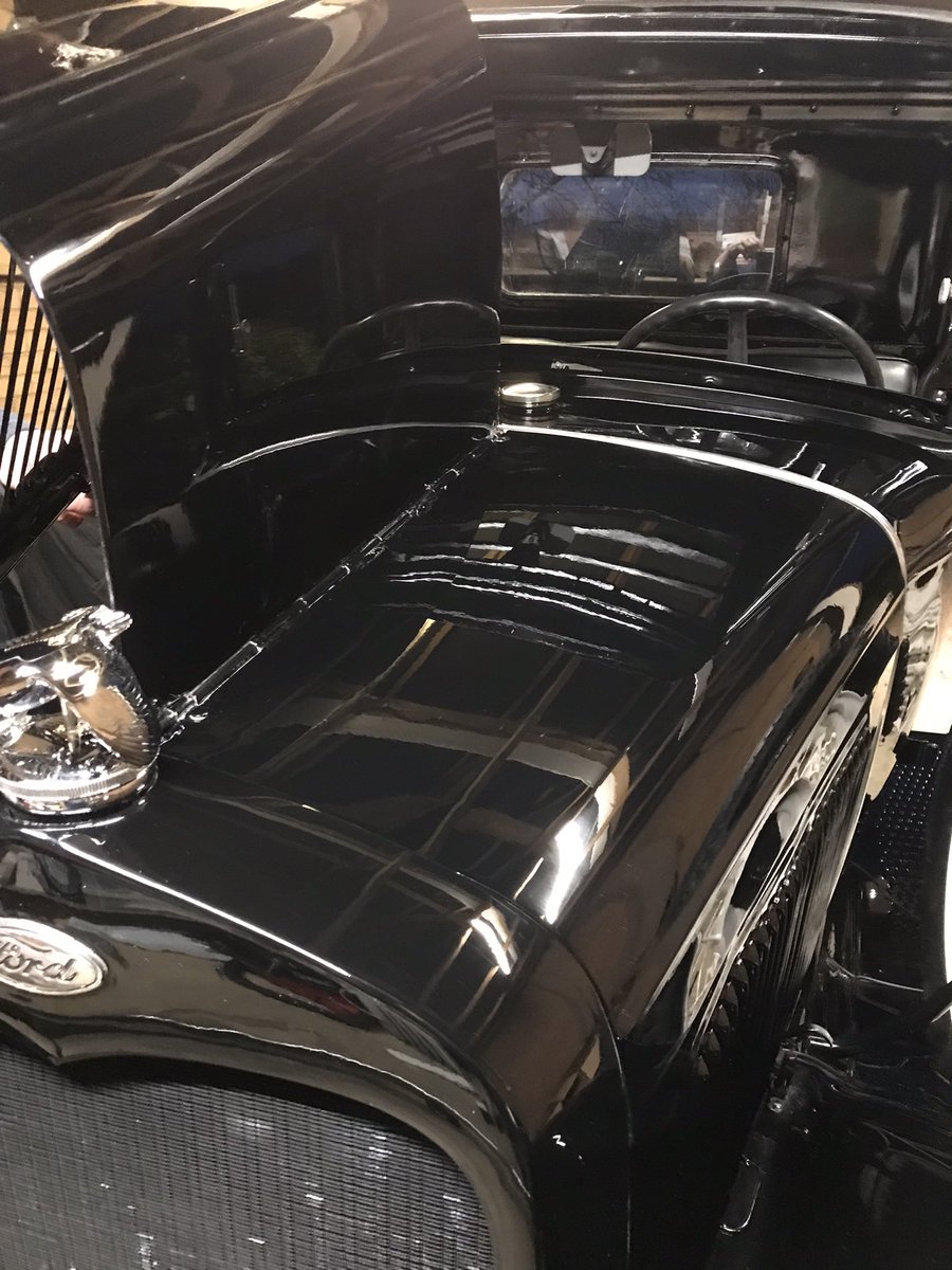 DBrestorations's tweet photo. Things are happening in the shop the not too shiny black model a is going back together #ford #classicpaint https://t.co/oBZLs6I2SH